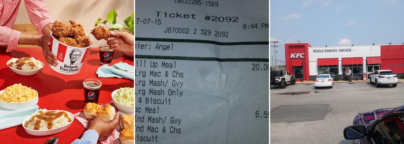 KFC Menu