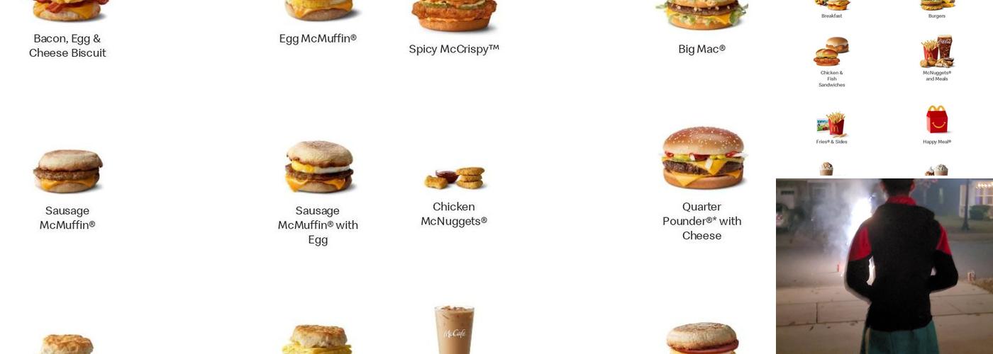 McDonald's Menu