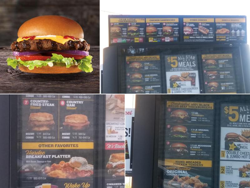 Hardee’s Menu