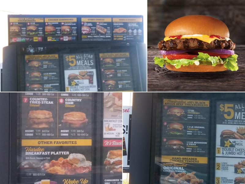 Hardee’s Menu