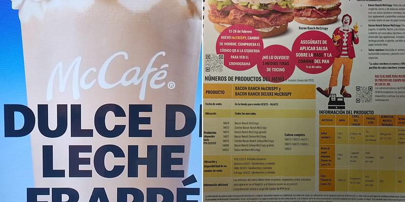 McDonald's Menu
