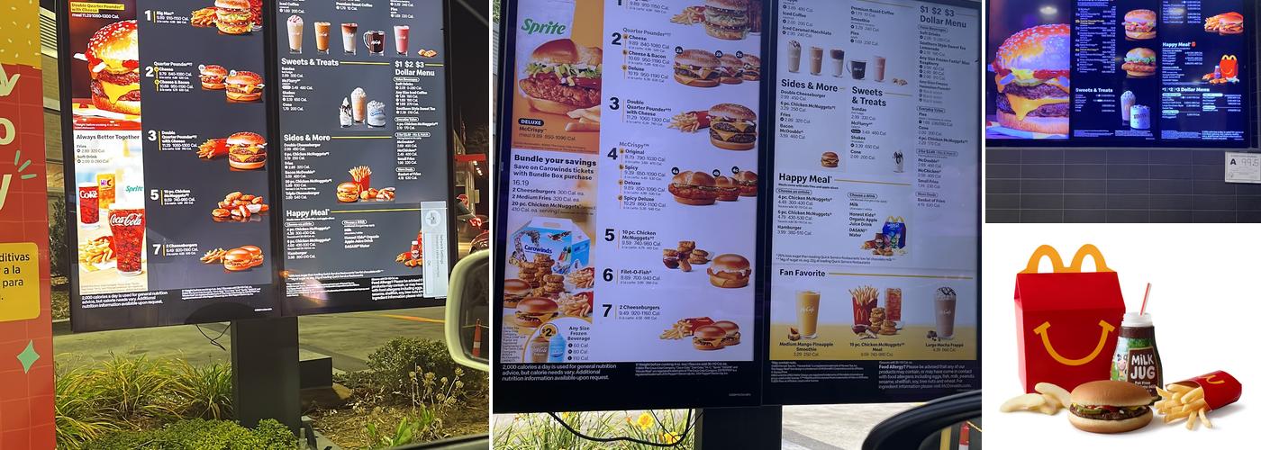 McDonald's Menu