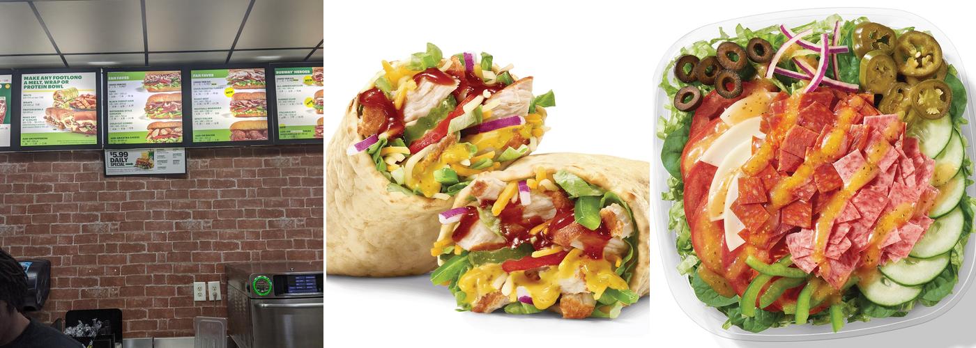 Subway Menu