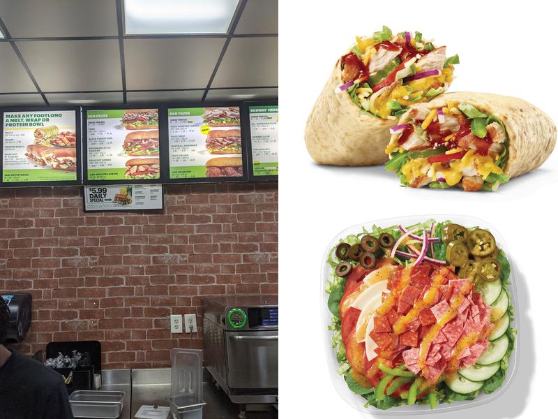 Subway Menu