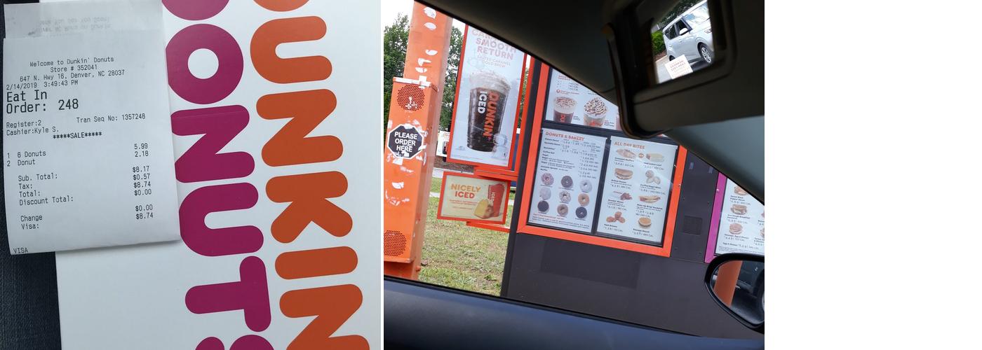 Dunkin' Menu