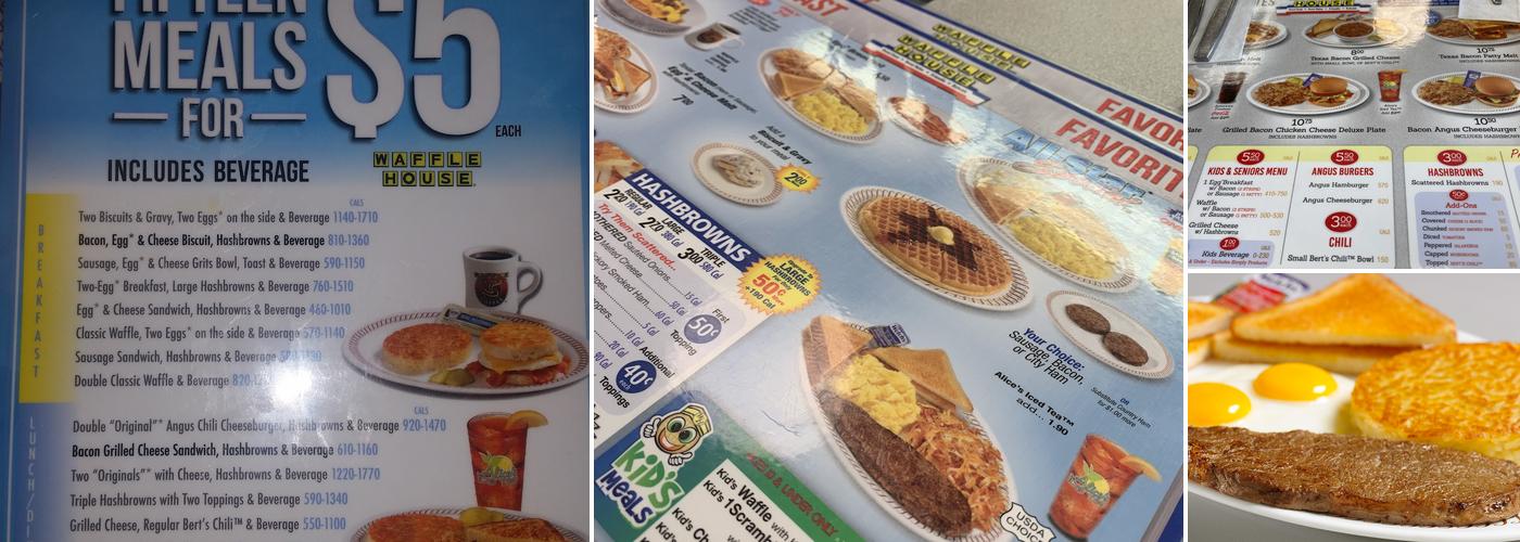 Waffle House Menu