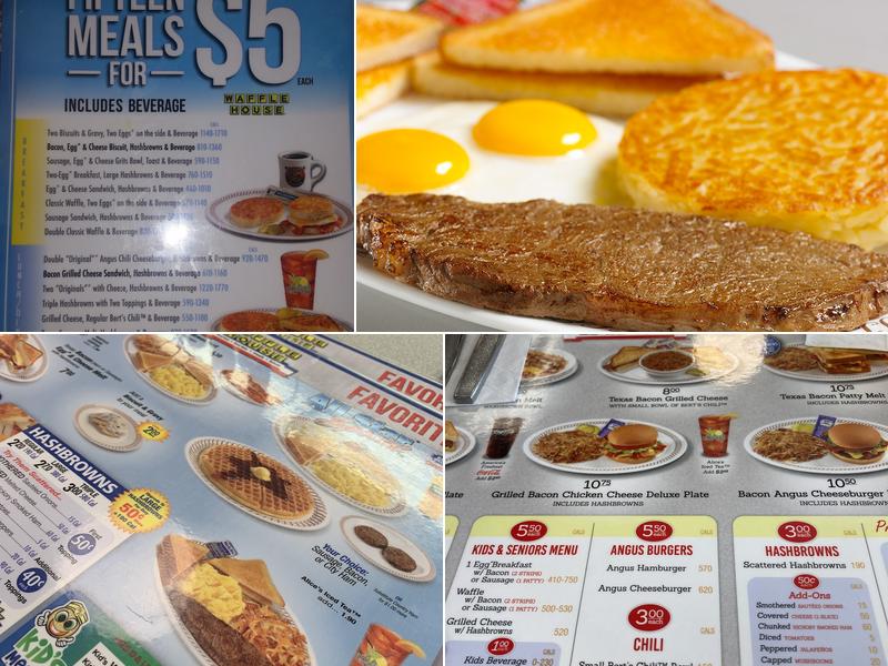 Waffle House Menu
