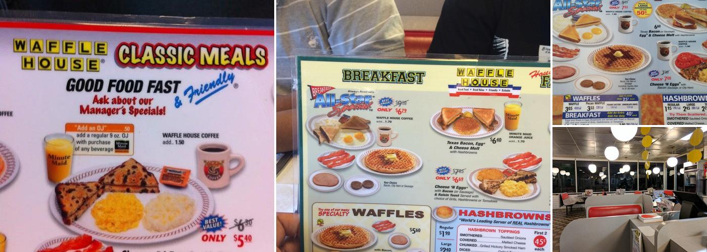 Waffle House Menu