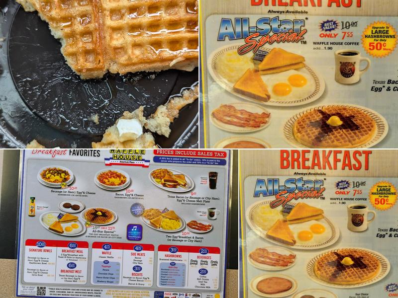 Waffle House Menu