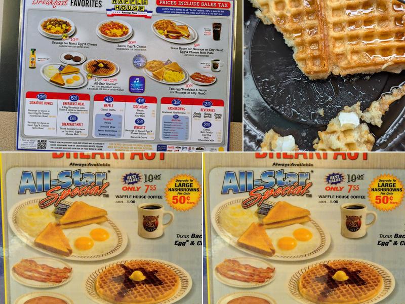 Waffle House Menu
