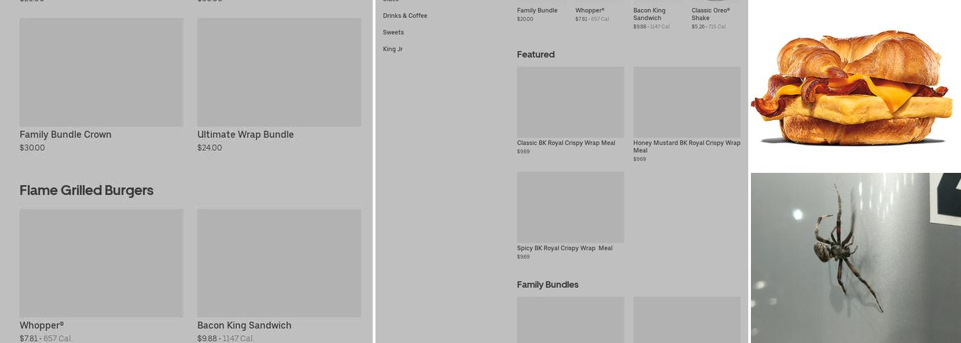 Burger King Menu
