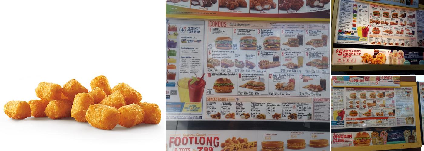 Sonic Drive-In Menu