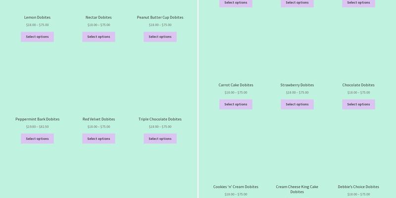 Debbie Does Doberge Menu