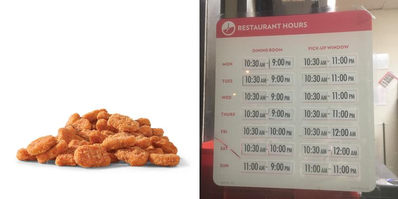 Wendy's Menu