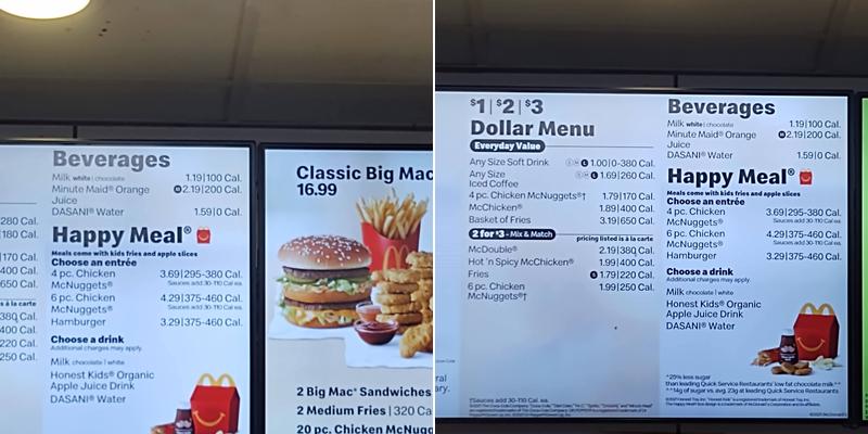 McDonald's Menu