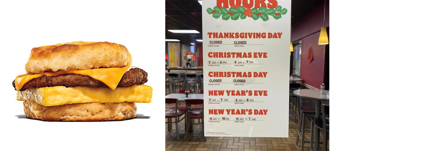 Burger King Menu