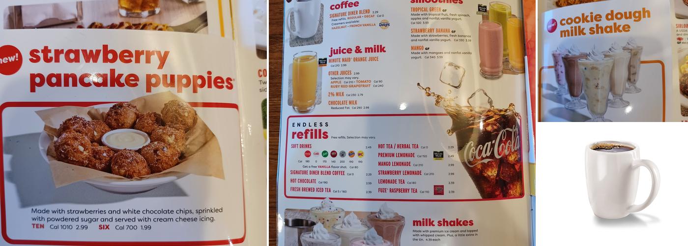 Denny's Menu