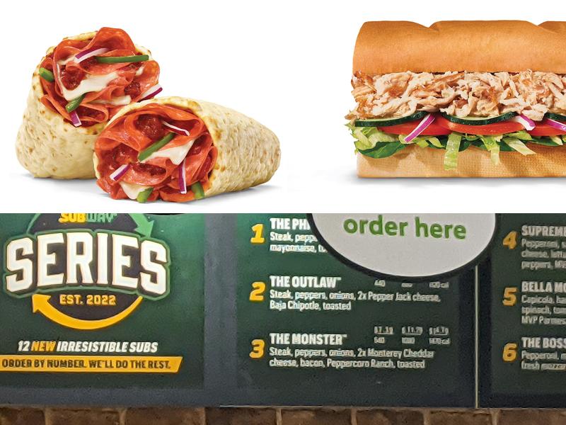 Subway Menu