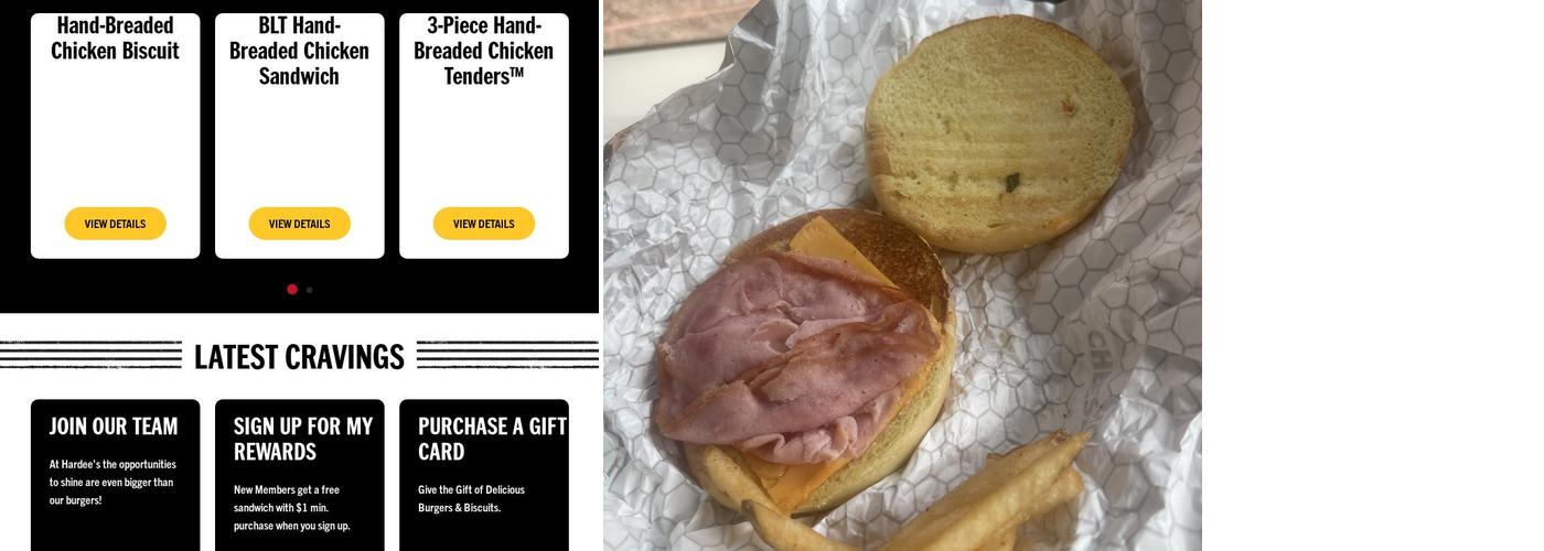 Hardee’s Menu