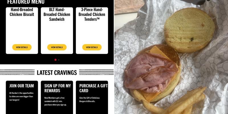 Hardee’s Menu