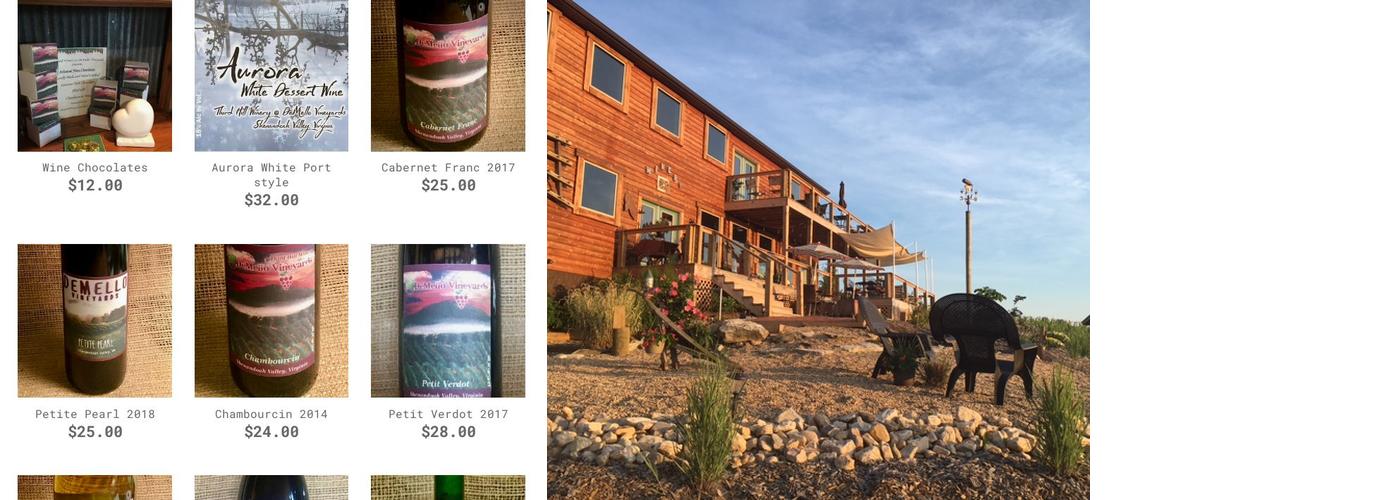 Third Hill Winery Menu