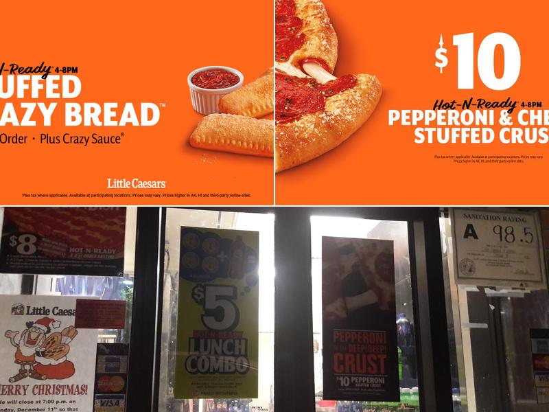 Little Caesars Pizza Menu