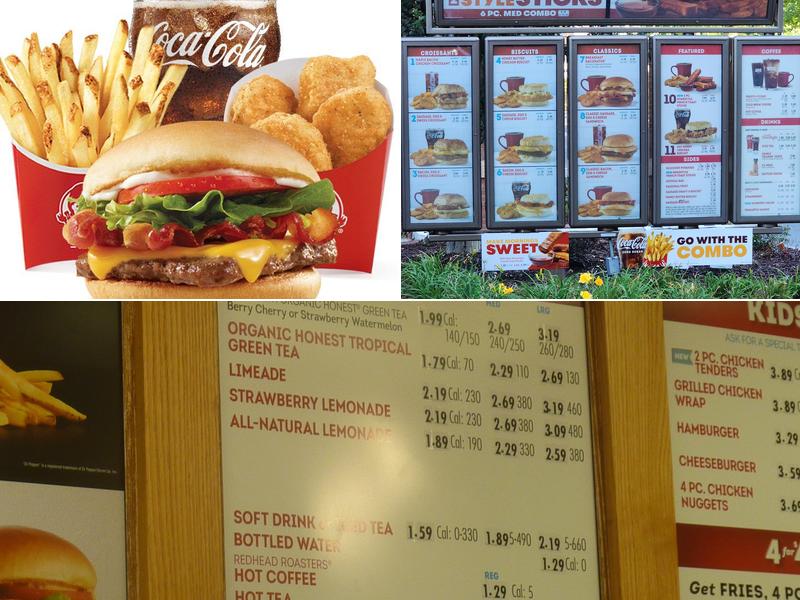 Wendy's Menu
