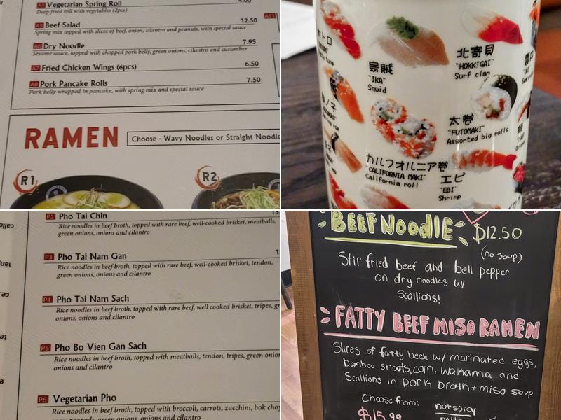 Noodle King Menu