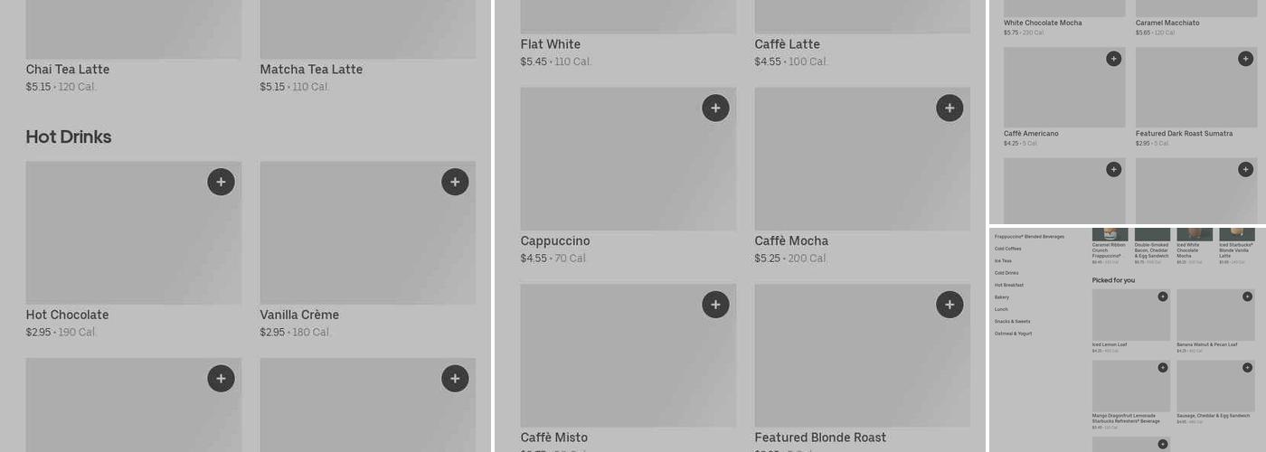 Starbucks Menu