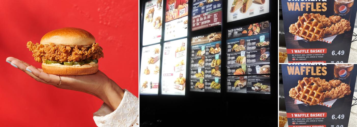 KFC Menu