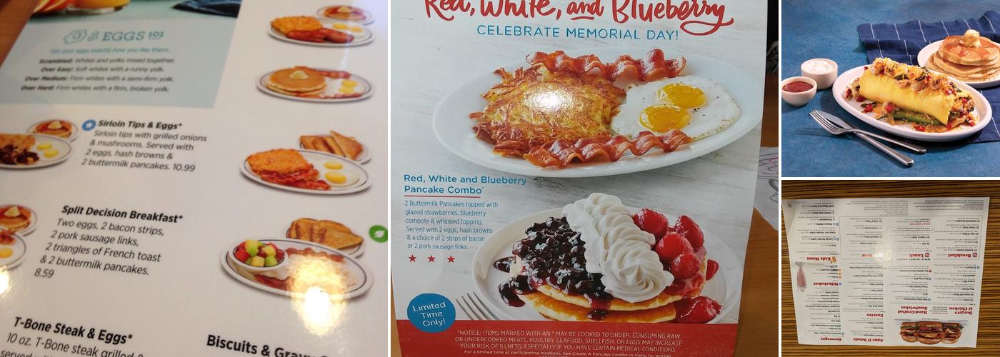 IHOP Menu