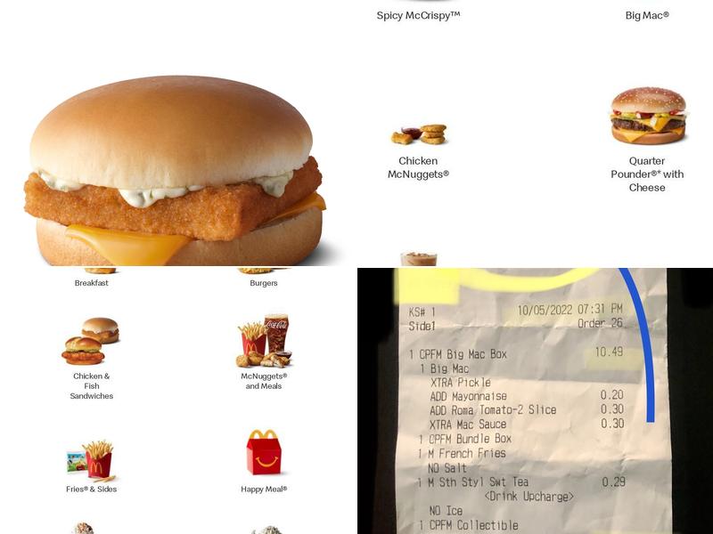 McDonald's Menu