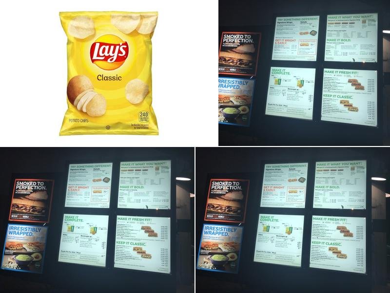Subway Menu