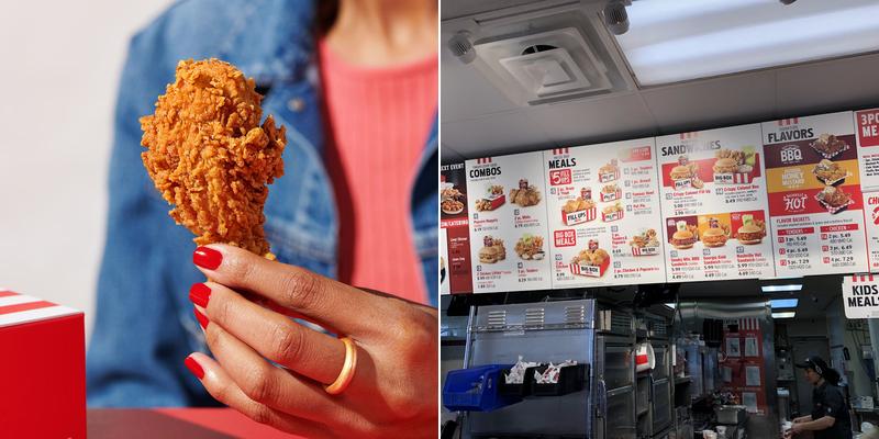 KFC Menu