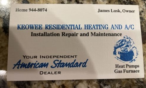 Keowee Residential Heating and Air, Inc. 295 E Main St, Salem South Carolina 29676