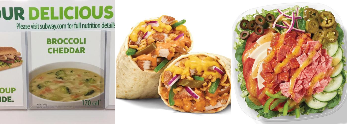 Subway Menu