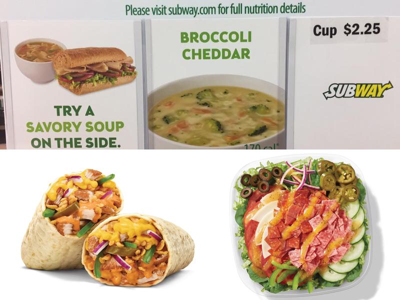 Subway Menu