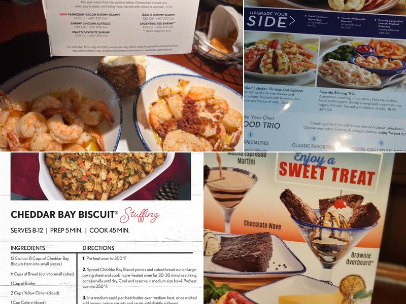 Red Lobster Menu
