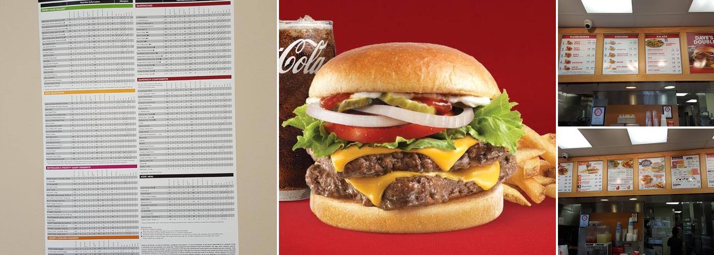 Wendy's Menu