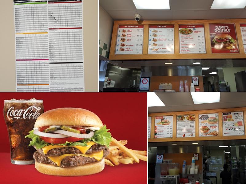 Wendy's Menu
