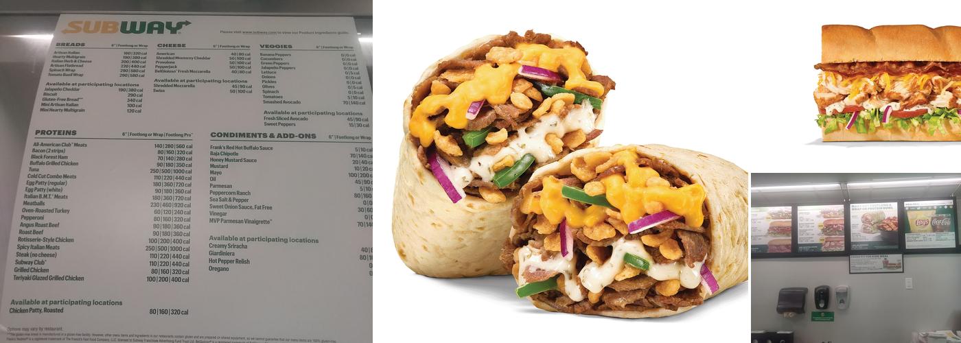 Subway Menu