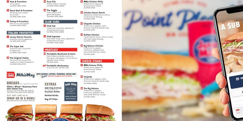 Jersey Mike's Subs Menu