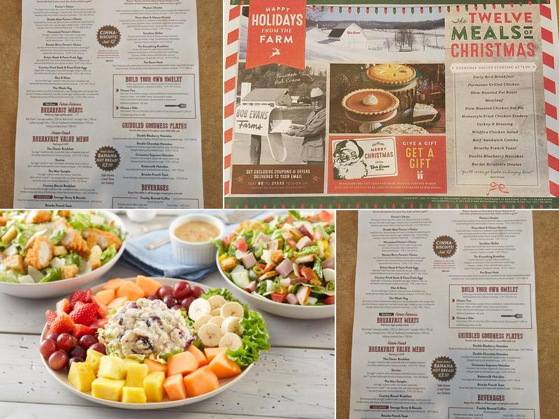 Bob Evans Menu