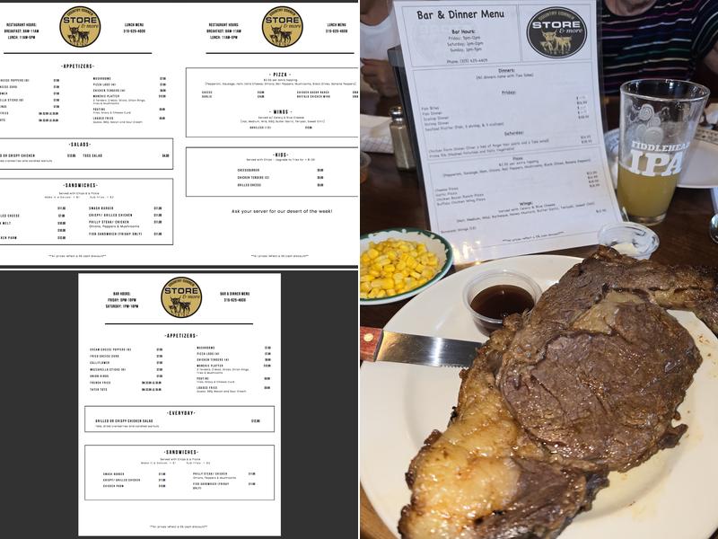 Country Corner Store and More Menu