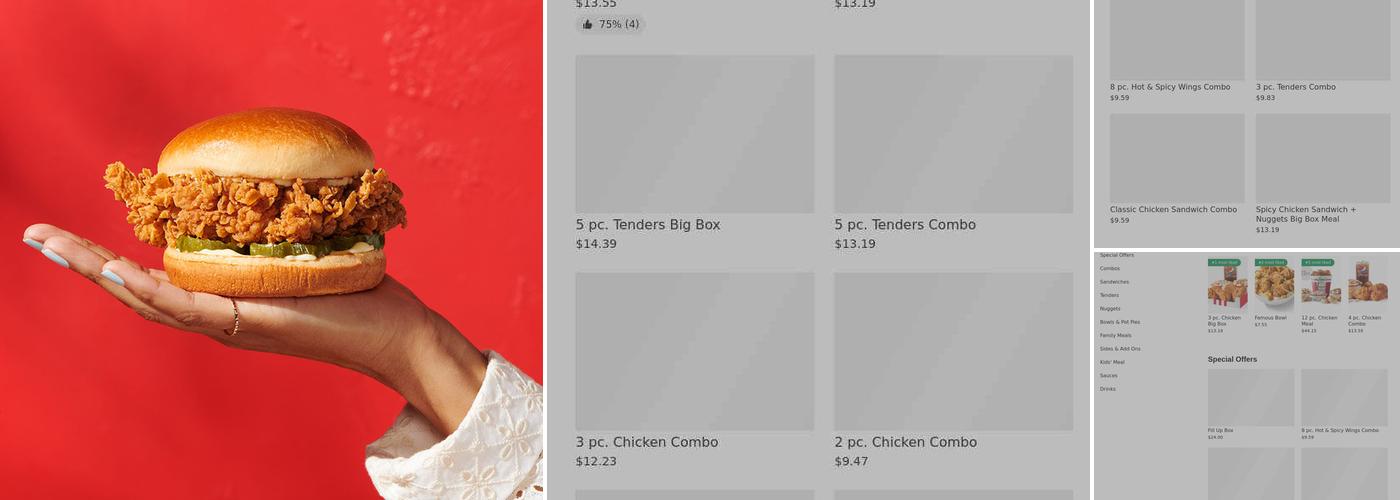 KFC Menu