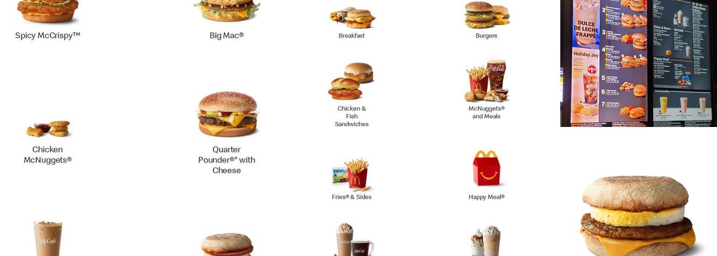 McDonald's Menu