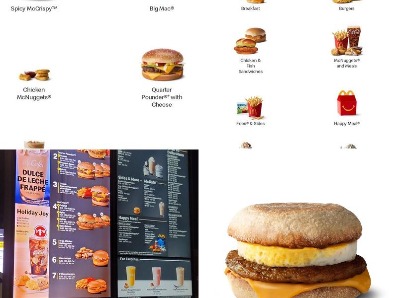 McDonald's Menu