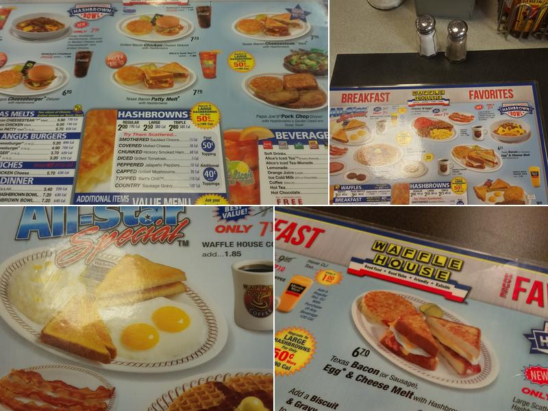 Waffle House Menu