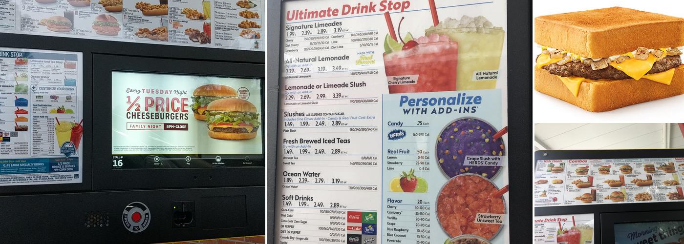 Sonic Drive-In Menu