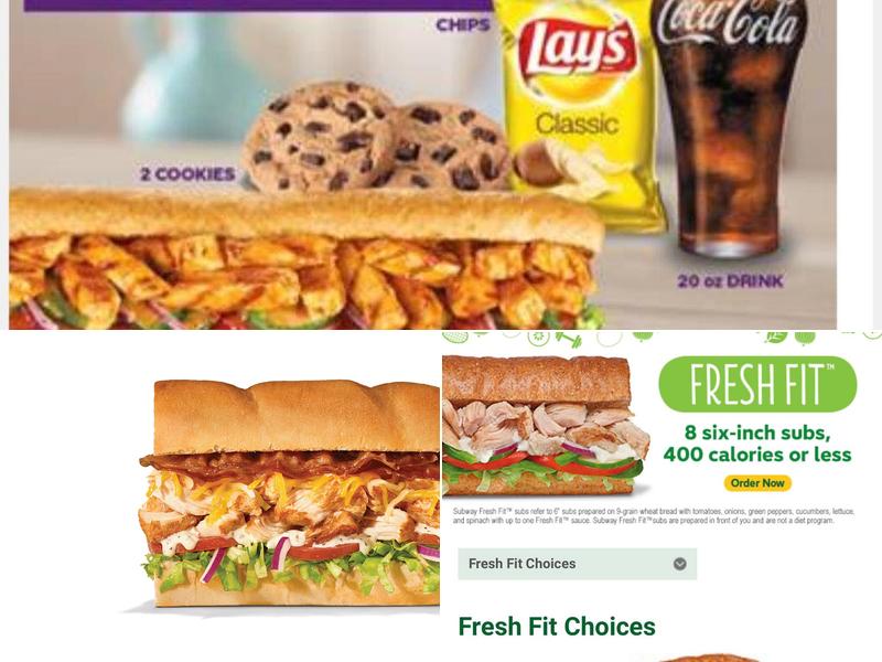 Subway Menu
